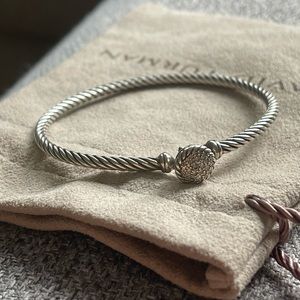 David Yurman chatelaine bracelet paved diamond